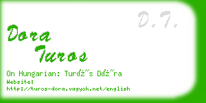 dora turos business card
